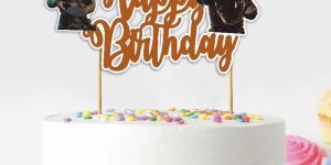 World War Happy Birthday Cake Topper