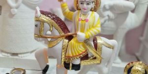 Marble Golu Devta Statue 1ft
