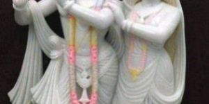 Marble Jugal Radha Krishna Statue