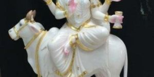 Marble Mahagauri Mata Statue