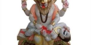 Marble Narasimha Statue