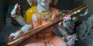 Marble Saraswati Statue
