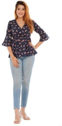 Ladies Floral Printed Top