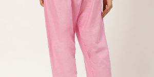 Vastraa Fusion Women's Regular Fit Cotton Palazzo (Pink)