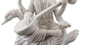 Marble Saraswati Statue