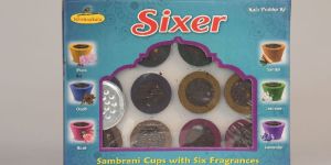 Sixer 6 in 1 Herbal Sambrani Cup