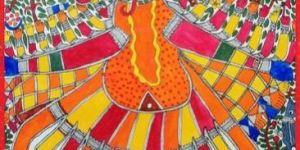 Ganesha Dashavatar Madhubani Painting