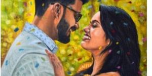 Couple Portrait Oil Painting