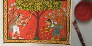 Plucking Fresh Fruits Painting