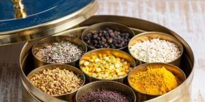 Traditional Brass Spice Box