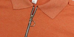 Zipper Polo T-Shirt