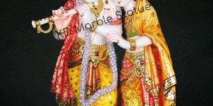 Marble Radha Krishna Statue