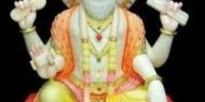 Marble Vishwakarma Statue