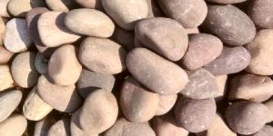Red Color River Pebble