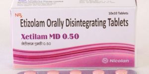 XETILAM 0.50 TABLETS