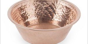Taper Hammered Copper Bowl