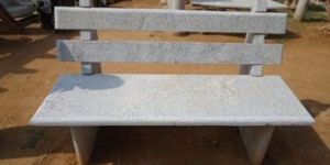 GRANITE BENCH WITH BACKREST