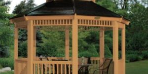 Wooden outside Pergola