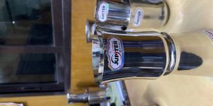 10 PC Damru Shape STEEL GLASS