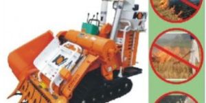 KYM MINI COMBINE HARVESTER HALF FEED