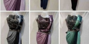 Leather Stripes Ready to Wear Saree