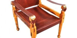 Leather Wooden Chair