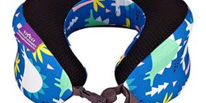 Inova Printed U Shaped Pillow Memory Foam Travel Neck Pillow.