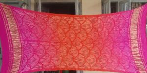 Gaji Silk Heavy Bandhani Work Dupatta