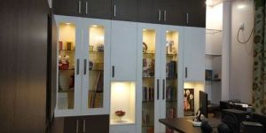 Wooden Wardrobe with Showcase