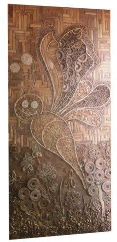 Bamboo Engraved Door