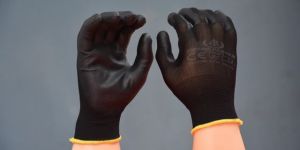 1100 PU Coated Hand Gloves