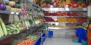 Rack with SS Wire Baskets