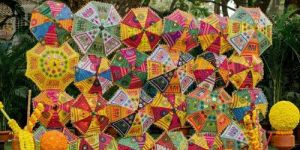 Handicraft Embroidery Jaipuri Umbrellas