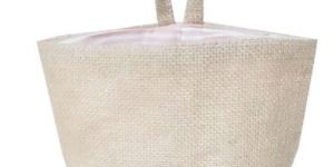 Plain Jute Cosmetic Bag