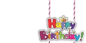 Premium Happy Birthday Cake Topper