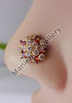 Handmade Gold Nose Pins