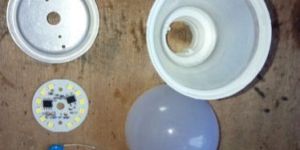 9 Watt LED Bulb Raw Material Plastic Body