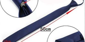 Silk Zipper Tie