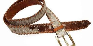 Fancy Leather Weaving Belts