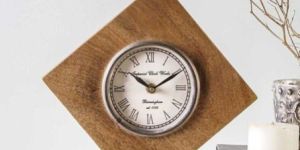 Wooden Table Clock