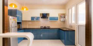 U Shaped Modular Kitchen