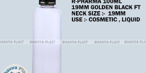 r-pharma 100 ml clear pet bottle