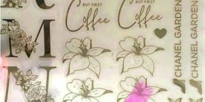 Resin Art Metal Sticker