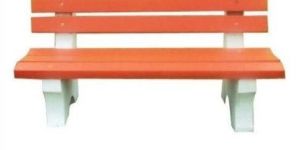 Brown Concrete Bench