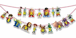 Toy Story Happy Birthday Banner