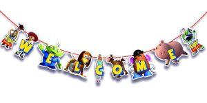 Toy Story Welcome Banner