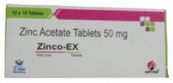 ZINC ACTATE TABLETS 50MG