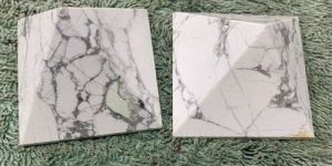 Pyramid Shaped Howlite Gemstones