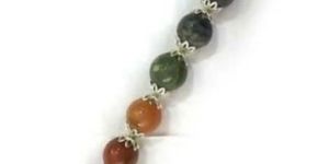 Seven Chakra Agate Stone Ball Stick