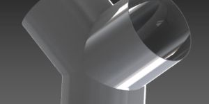 Mild Steel Symmetric Branch Pipe